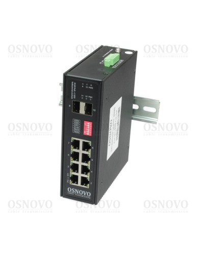 SW-80802/I(Port 90W, 300W). Коммутатор с PoE. OSNOVO в Йошкар-Оле
