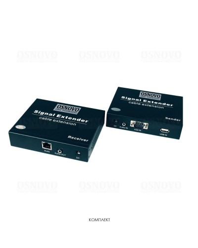 TLN-VKM/1+RLN-VKM/1(ver.2). Удлинитель VGA, аудио-сигналов. OSNOVO в Йошкар-Оле