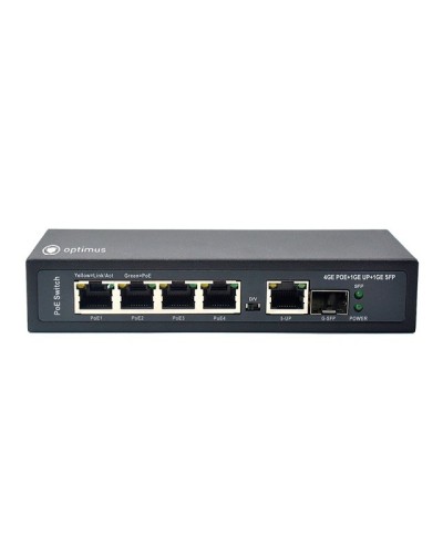 U1E-4G/1G/1S. Коммутатор с PoE . Optimus в Йошкар-Оле