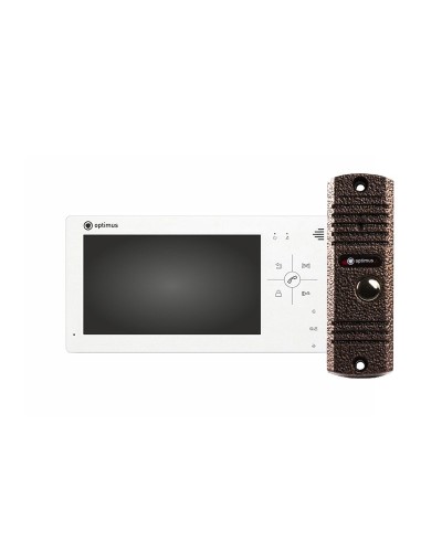 VM-7.0 (w)+ DS-700L (медь). Комплект видеодомофона. Optimus в Йошкар-Оле