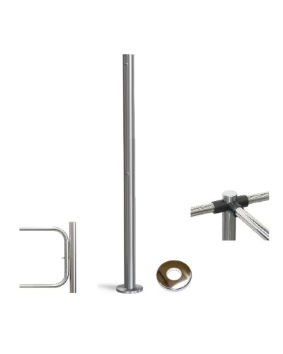 PERCo-BH02 2-16 с крышкой. Стойка с отверстием под стопорный механизм поворотной секции. PERCo в Йошкар-Оле