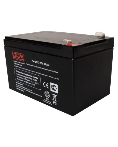 PM-12-12. Аккумулятор герметичный свинцово-кислотный. POWERCOM в Йошкар-Оле