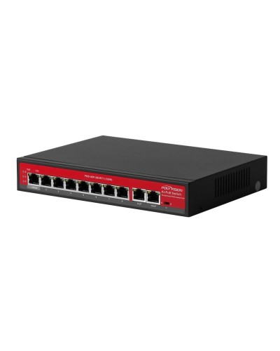 PND-08P-2M-BT1 (120W). Коммутатор AI 10-портовый с функцией PoE. Polyvision в Йошкар-Оле