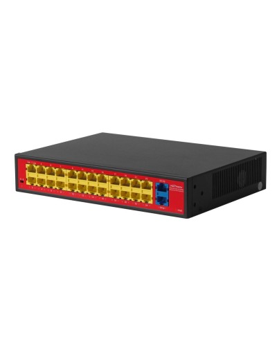 PND-24P-2G Lite (250W). Коммутатор неуправляемый 26-портовый с функцией PoE. Polyvision в Йошкар-Оле