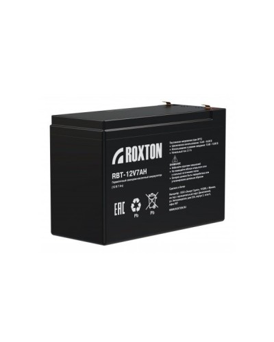 RBT-12V7AH. Аккумулятор герметичный свинцово-кислотный. ROXTON в Йошкар-Оле
