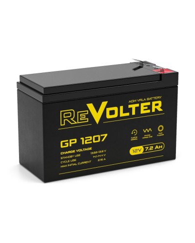 Revolter GP 1207. Аккумулятор автомобильный герметичный свинцово-кислотный. Revolter в Йошкар-Оле