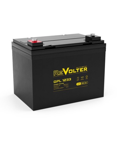 Revolter GPL 1233. Аккумулятор автомобильный герметичный свинцово-кислотный. Revolter в Йошкар-Оле