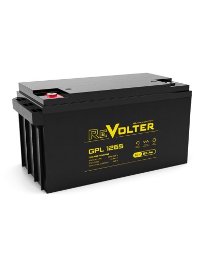 Revolter GPL 1265. Аккумулятор автомобильный герметичный свинцово-кислотный. Revolter в Йошкар-Оле