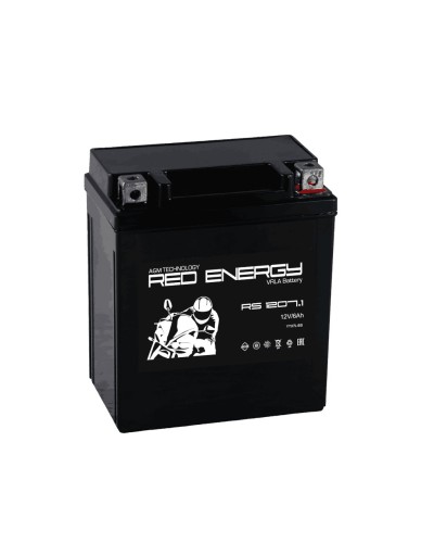 Red Energy RS 1207.1. Аккумулятор герметичный свинцово-кислотный стартерный. Red Energy в Йошкар-Оле