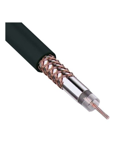 RG-58 A/U, 50 Ом, Cu/Al/Cu, 64%, 100 м, черный (01-2003). Кабель коаксиальный радиочастотный. Rexant в Йошкар-Оле