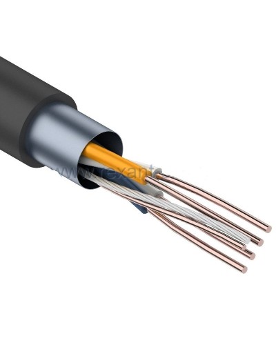 F/UTP, CAT 5e, PE, 2PR, 24AWG, OUTDOOR, SOLID, черный, 305м, REXANT (01-0124). Кабель «витая пара» (LAN) для структурированных систем связи. Rexant в Йошкар-Оле