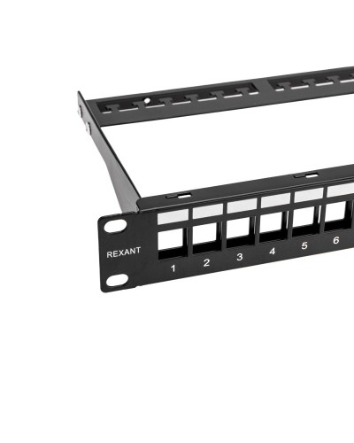 Панель коммутационная наборная 19", 1U, 24 порта, UTP REXANT PRO (02-0053): Патч-панель 19" в Йошкар-Оле