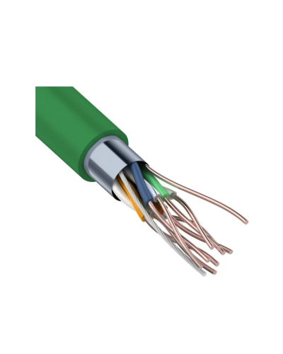 F/UTP, CAT 5e, нг(А)-LSLTx, 4х2х0,52мм, 24AWG, INDOOR, SOLID, зеленый, 305м REXANT (01-0161). Кабель «витая пара» (LAN) для структурированных систем связи. Rexant в Йошкар-Оле
