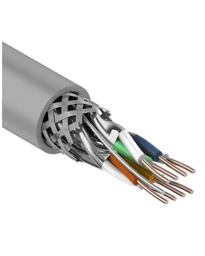 S/FTP, CAT 7, PVC, 4PR, 23AWG, INDOOR, SOLID, серый, 305 м, REXANT (01-0542). Кабель «витая пара» (LAN) для структурированных систем связи. Rexant в Йошкар-Оле