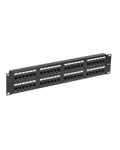 Панель коммутационная с кабельными органайзерами 19", 2U, 48 портов, RJ-45, CAT 6, UTP REXANT PRO (02-0232): Патч-панель 19" в Йошкар-Оле