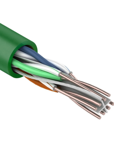 U/UTP, CAT 6, нг(А)-LSLTx, 4х2х0,575мм, 23AWG, INDOOR, SOLID, зеленый, 305м REXANT (01-0071). Кабель «витая пара» (LAN) для структурированных систем связи. Rexant в Йошкар-Оле