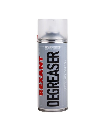 Очиститель обезжириватель DEGREASER, REXANT, 400 мл, аэрозоль (85-0006): Баллон с очистителем в Йошкар-Оле