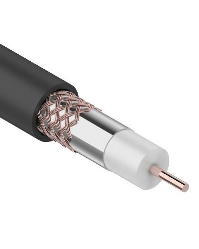 RG-6U+Cu, 75 Ом, Cu/Al/Cu, 64%, 305 м OUTDOOR REXANT (01-2232). Кабель коаксиальный радиочастотный. Rexant в Йошкар-Оле