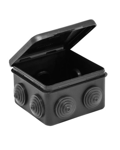 Коробка TYCO ОП 80х80х50мм откидная крышка УХЛ1 IP54 черный (67040МЧ). Коробка распределительная. RuVinil в Йошкар-Оле