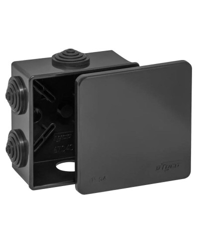 Коробка TYCO ОП 85х85х40мм УХЛ1 IP54 черный (67040Ч). Коробка распределительная. RuVinil в Йошкар-Оле