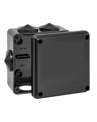 Коробка TYCO ОП 100х100х50мм УХЛ1 IP54 черный (67050Ч). Коробка распределительная. RuVinil в Йошкар-Оле