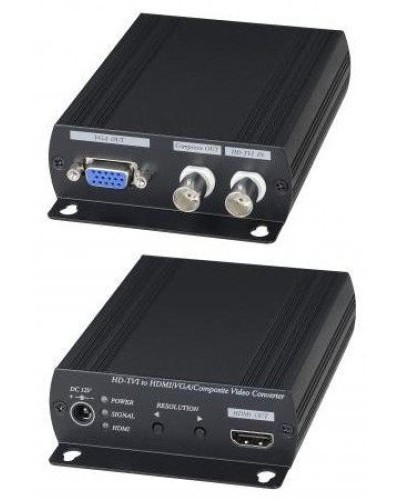 AD001HD4. Преобразователь-разветвитель AHD/HDCVI/HDTVI в HDMI/VGA/CVBS. SC&T в Йошкар-Оле