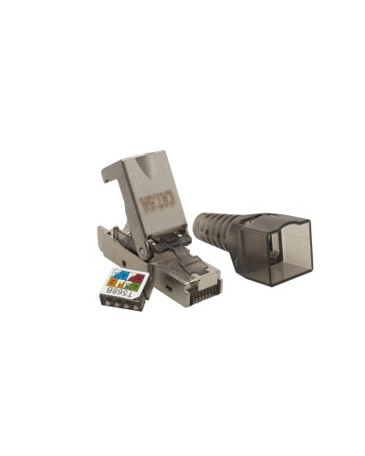 Коннектор 8P8C STP 6A (RJ-45) безынструментальный (10-0240). Разъем RJ-45. SUPRLAN в Йошкар-Оле