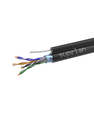 FTP Cat.5e 4x2xAWG24 Cu PE Outdoor T-FG8 (трос) Standard (01-1026-1). Кабель «витая пара» (LAN) для структурированных систем связи. SUPRLAN в Йошкар-Оле