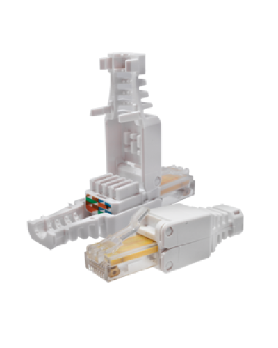 Коннектор 8P8C U/UTP Cat.5e (RJ-45) безинструментальный (10-0218). Разъем RJ-45. SUPRLAN в Йошкар-Оле