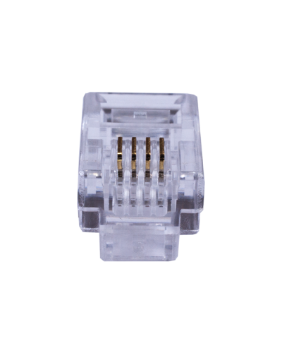 Коннекторы 4P4C (RJ-11) (100шт) (10-0229). Телефонный разъем 4P4C (RJ-11). SUPRLAN в Йошкар-Оле