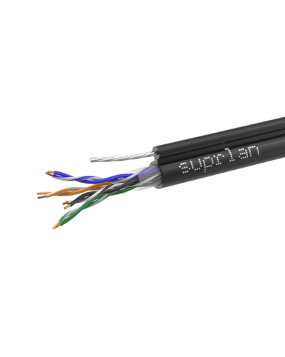 UTP Cat.5e 4x2xAWG24 Cu PE Outdoor T-FG8 (трос) Standard (01-0322-1). Кабель «витая пара» (LAN) для структурированных систем связи. SUPRLAN в Йошкар-Оле