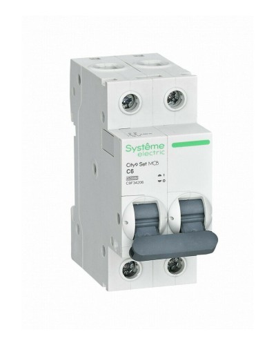 City9 Set 2P 6А 4.5kA С (C9F34206). Автоматический выключатель. Systeme Electric в Йошкар-Оле