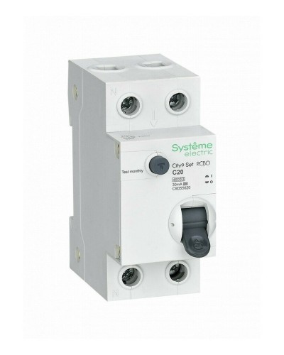 City9 Set 1P+N С 20А 4.5kA 30мА A 230В (C9D55620). Автоматический выключатель дифференциального тока. Systeme Electric в Йошкар-Оле