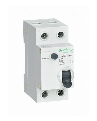 City9 Set 1P+N С 25А 4.5kA 10мА A 230В (C9D51625). Автоматический выключатель дифференциального тока. Systeme Electric в Йошкар-Оле