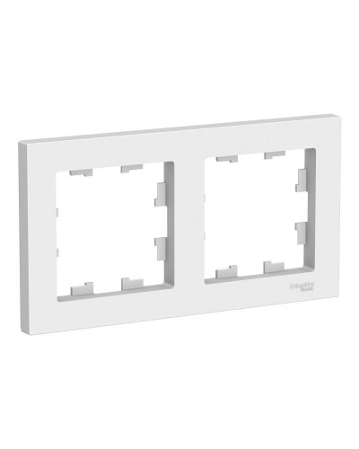 AtlasDesign рамка 2-местная универсальная, белый (ATN000102). Рамка. Systeme Electric в Йошкар-Оле