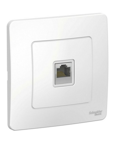 BLANCA розетка RJ45 1-местная, кат. 5Е, скрытой установки, белый (BLNIS045001). Розетка компьютерная. Systeme Electric в Йошкар-Оле