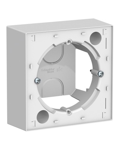 AtlasDesign коробка для наружного монтажа, белая (ATN000100). Коробка для наружного монтажа. Systeme Electric в Йошкар-Оле