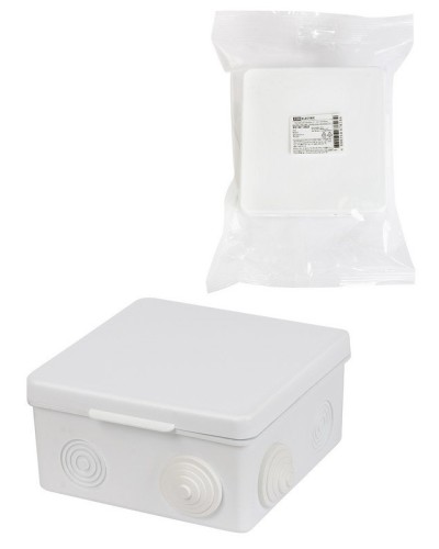 Коробка ОП 100х100х55мм, крышка, IP54, 8вх. (SQ1401-0513). Распаячная коробка. TDM ЕLECTRIC в Йошкар-Оле