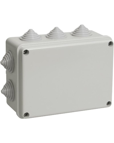 Коробка ОП 190х140х70мм, крышка, IP55, 10 гермовводов (SQ1401-1244). Распаячная коробка. TDM ЕLECTRIC в Йошкар-Оле
