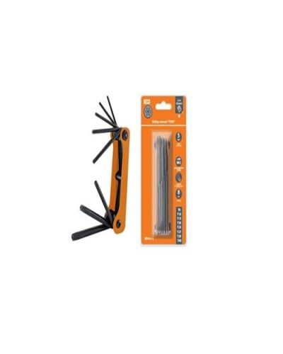 Набор ключей TORX раскладной 8шт.: T9-T40, углеродистая сталь Гранит TDM (SQ1020-0211). Набор ключей. TDM ЕLECTRIC в Йошкар-Оле