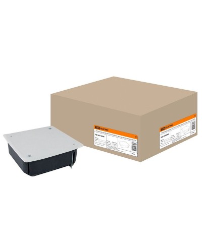 Распаячная коробка СП 115х115х45мм, крышка, метал. лапки, IP20, TDM (SQ1403-0008). Распаячная коробка СП. TDM ЕLECTRIC в Йошкар-Оле