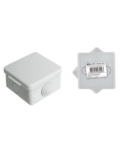 Коробка ОП 65х65х50мм, крышка, IP54, 4вх (SQ1401-0511). Распаячная коробка. TDM ЕLECTRIC в Йошкар-Оле