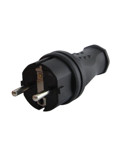 Вилка прямая 2Р+РЕ 16А 250В IP44 (SQ0612-0031). Вилка прямая каучук. TDM ЕLECTRIC в Йошкар-Оле