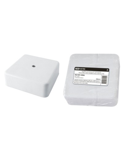 Коробка КР 75х75х28 ОП белая, IP40, с клеммной колодкой (SQ1401-0906). Распаячная коробка. TDM ЕLECTRIC в Йошкар-Оле