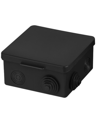 Распаячная коробка ОП 100х100х55мм, крышка, IP54, 8вх., черная TDM (SQ1401-0913). Распаячная коробка ОП. TDM ЕLECTRIC в Йошкар-Оле