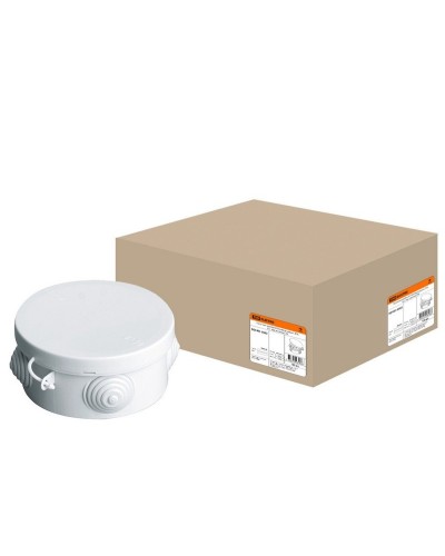 Коробка ОП D85х40мм, крышка, IP54, 4вх. (SQ1401-0102). Распаячная коробка. TDM ЕLECTRIC в Йошкар-Оле