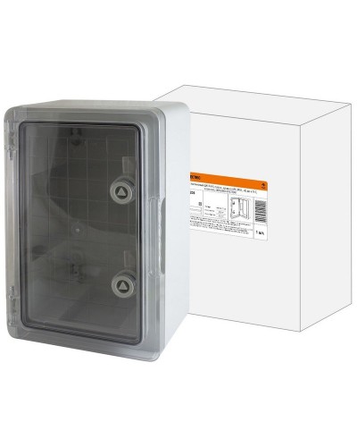ЩМП-0-3, прозрачная крышка ABS, IP65, 400x300x170. Бокс пластиковый антивандальный. TDM ЕLECTRIC в Йошкар-Оле