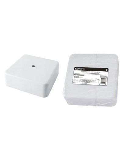 Коробка КР 75х75х28 ОП белая, IP40 (SQ1401-0905). Распаячная коробка. TDM ЕLECTRIC в Йошкар-Оле