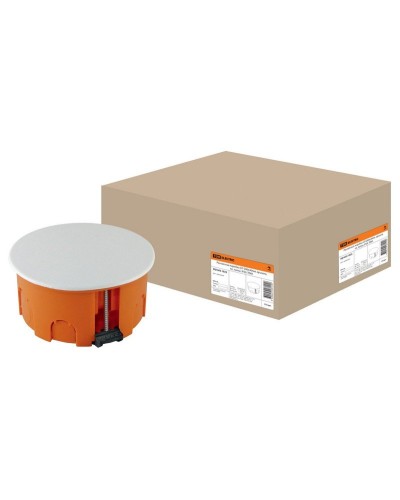Распаячная коробка СП D80х40мм, крышка, пл. лапки, IP20, TDM (SQ1403-1025). Распаячная коробка СП. TDM ЕLECTRIC в Йошкар-Оле