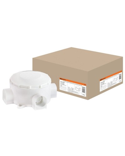 Распаячная коробка ОП D80х35мм, IP42, 3-х рожковая, белая TDM (SQ1401-4004). Распаячная коробка ОП. TDM ЕLECTRIC в Йошкар-Оле